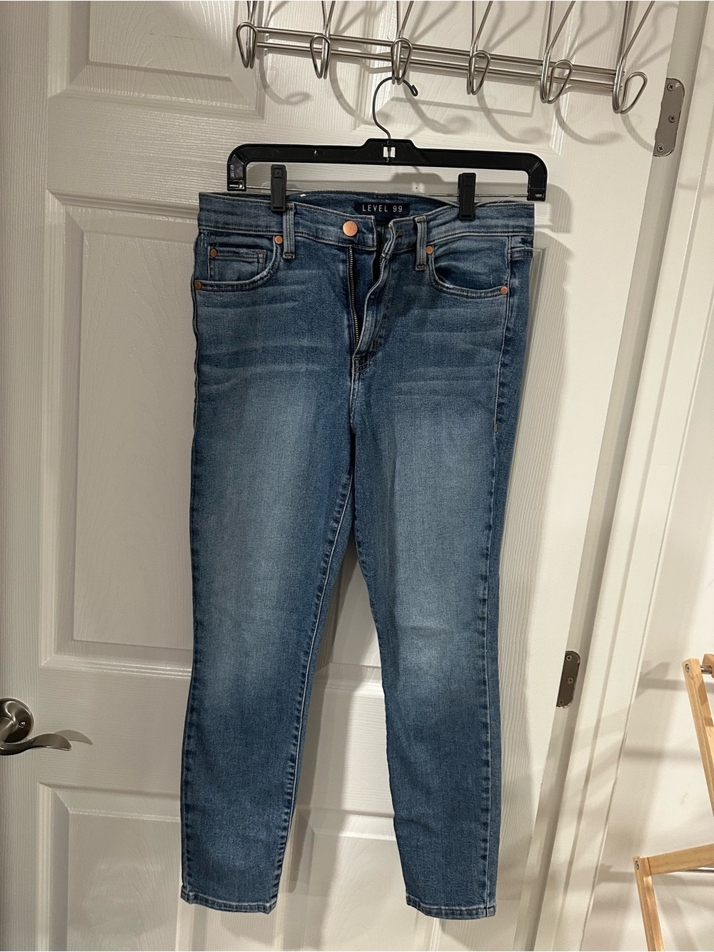 Level 99 Women's Dark Blue Skinny Jeans